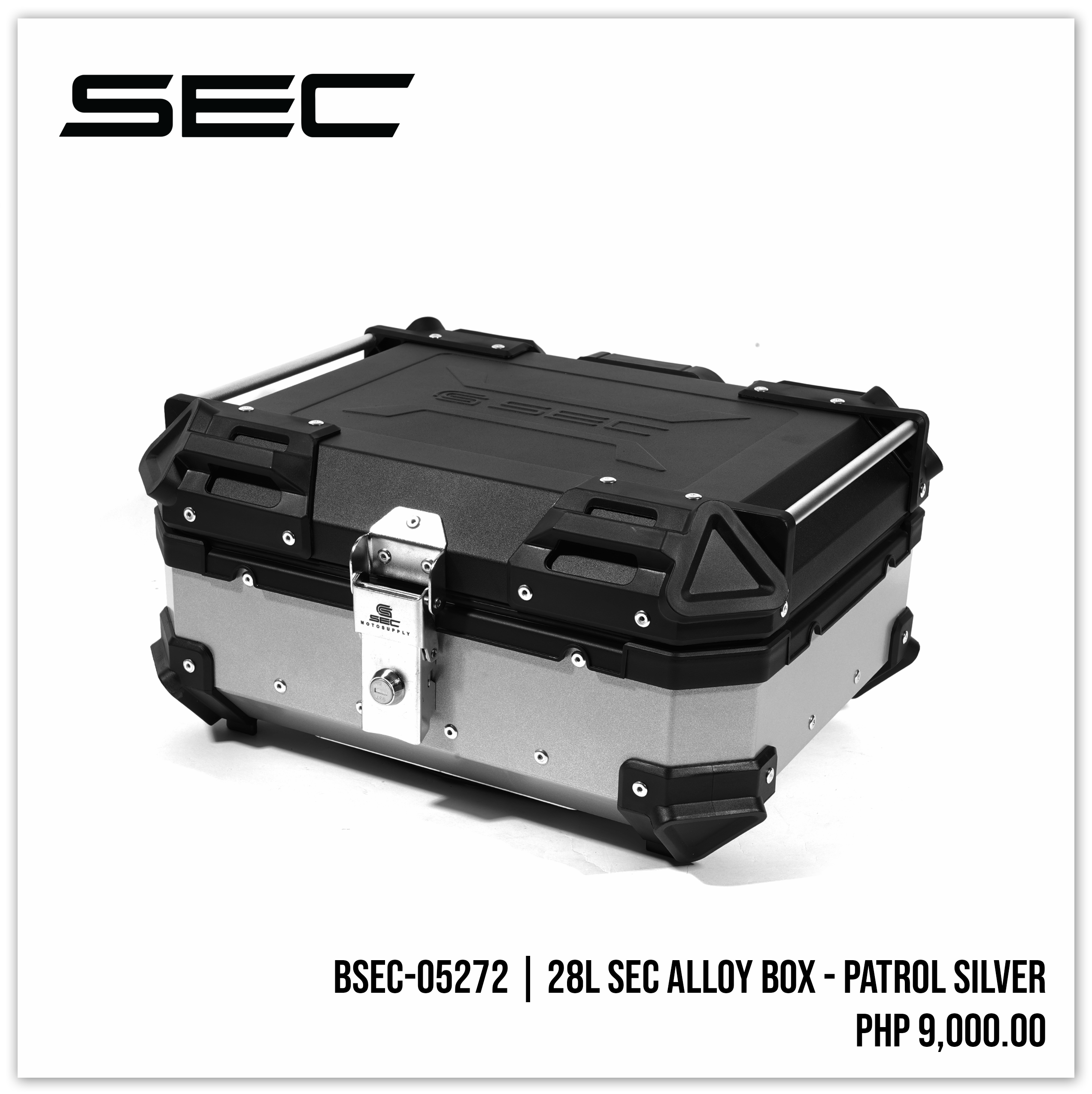 28L SEC Alloy Box - Patrol Silver